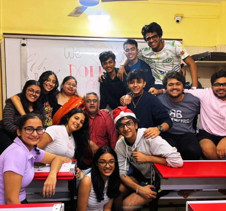 Students at Wadia's Tutorials